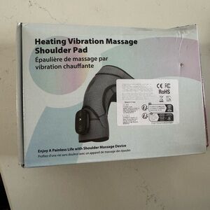 Gray Massage Shoulder Wrap with LED Display